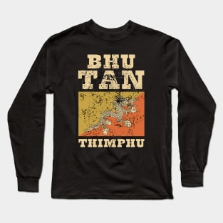 Flag of Bhutan Long Sleeve T-Shirt